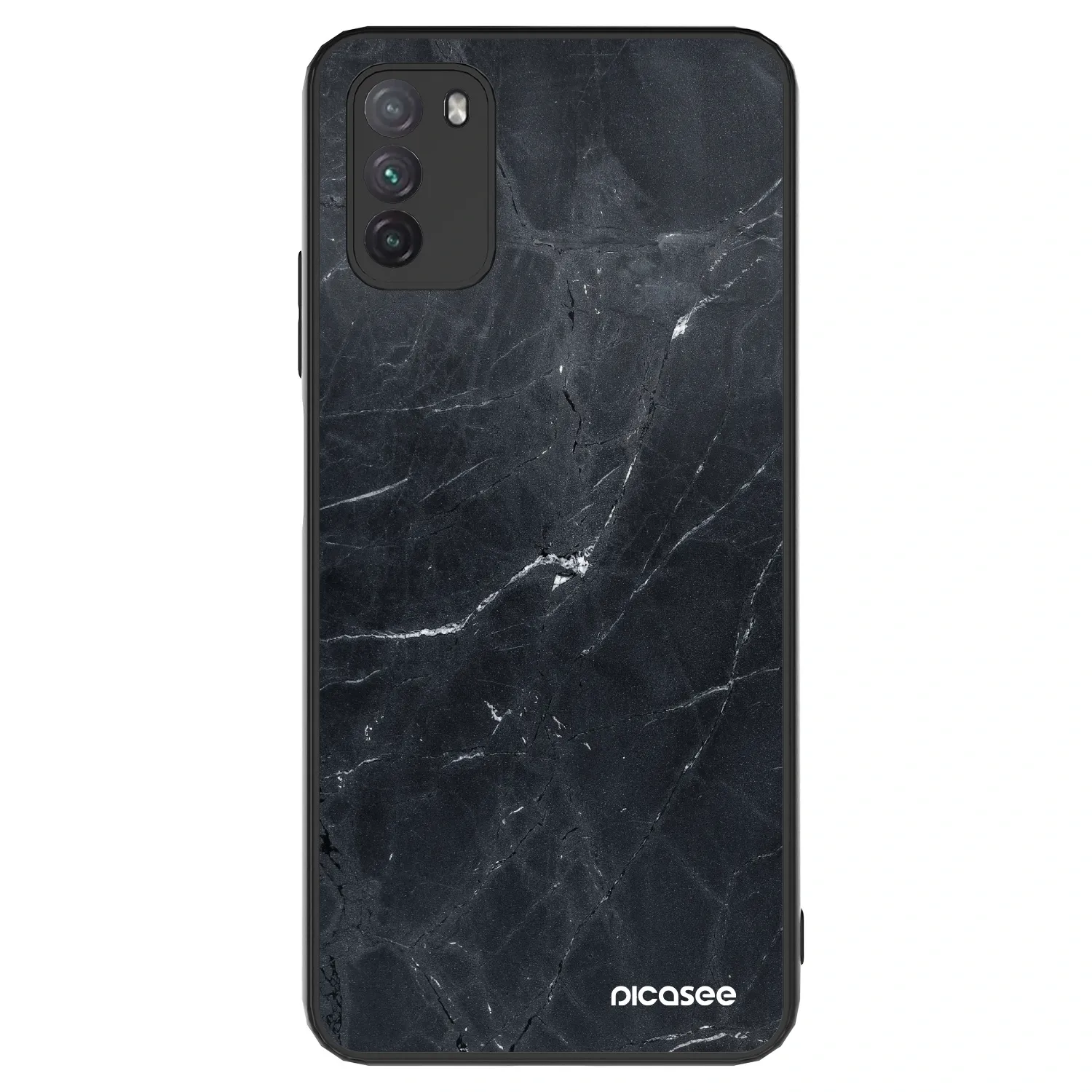 Picasee ULTIMATE CASE za Xiaomi Poco M3 - Black marble