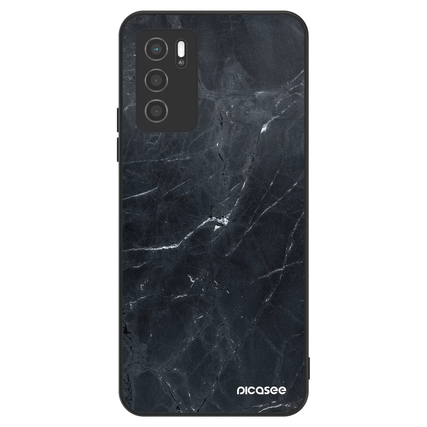 Picasee ULTIMATE CASE za OPPO A16s - Black marble