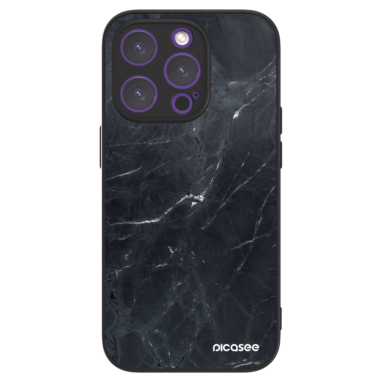 Picasee ULTIMATE CASE za Apple iPhone 14 Pro - Black marble