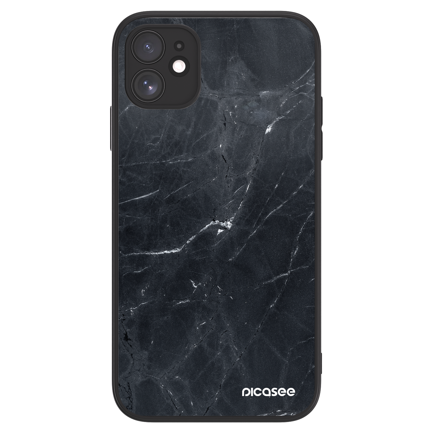 Picasee ULTIMATE CASE MagSafe za Apple iPhone 11 - Black marble