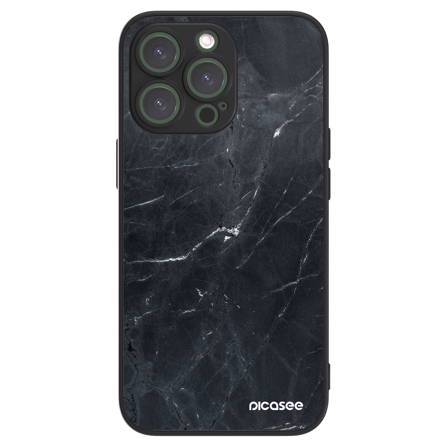 Picasee ULTIMATE CASE MagSafe za Apple iPhone 13 Pro - Black marble