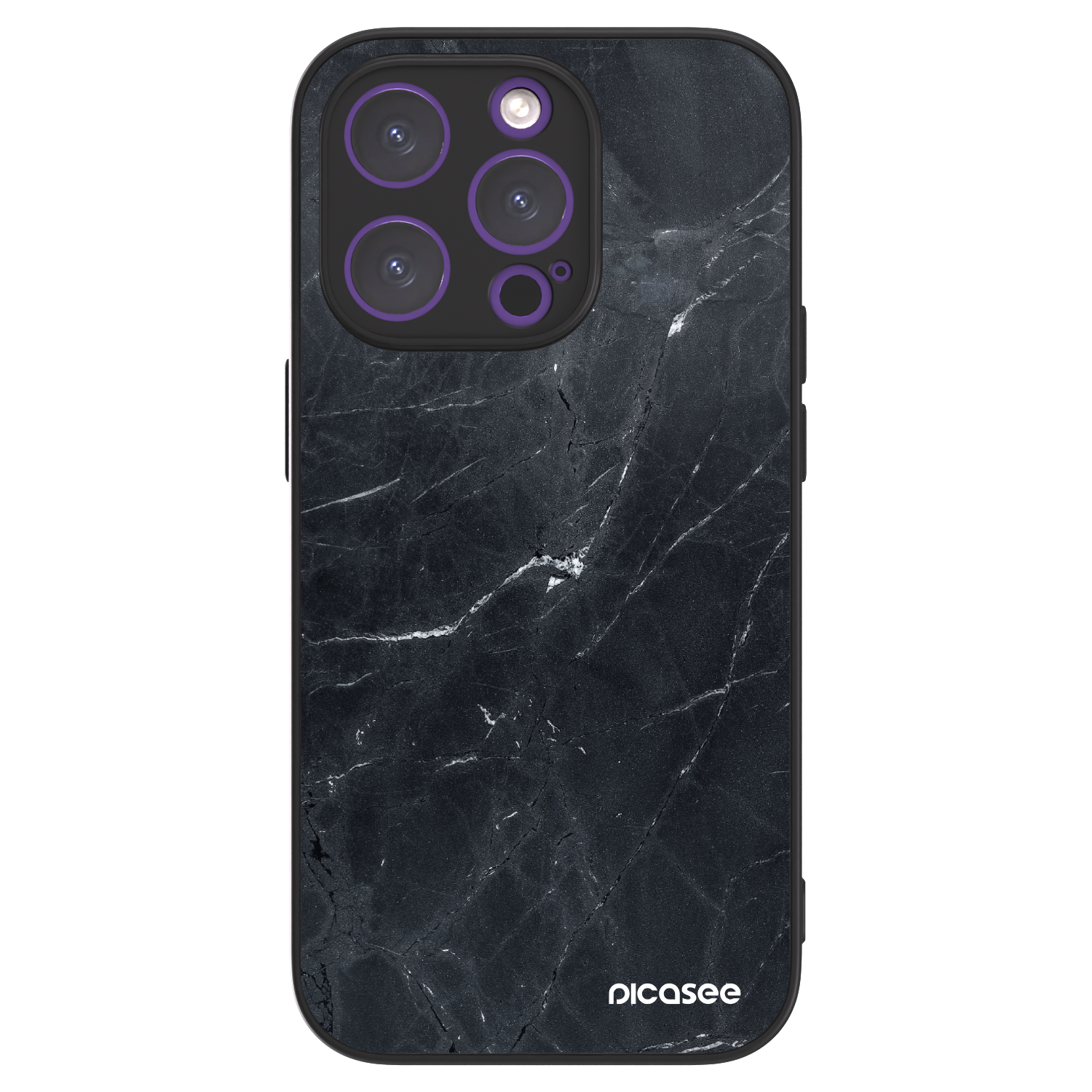 Picasee ULTIMATE CASE MagSafe za Apple iPhone 14 Pro - Black marble