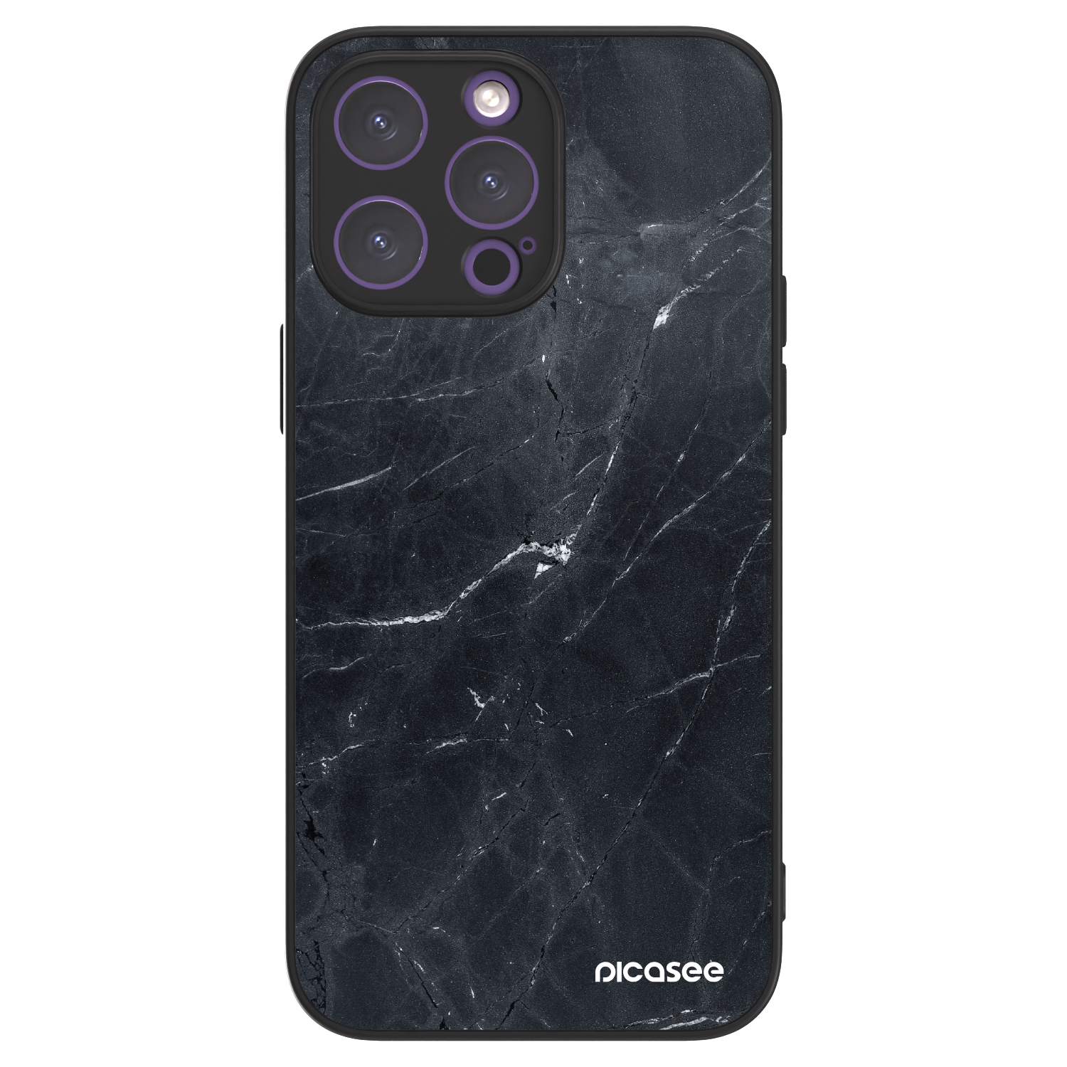 Picasee ULTIMATE CASE MagSafe za Apple iPhone 14 Pro Max - Black marble