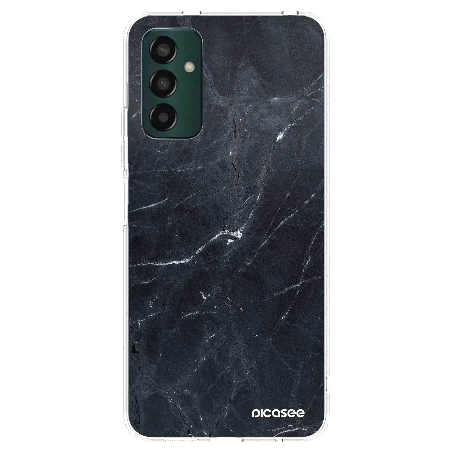 Picasee silikonski prozorni ovitek za Samsung Galaxy M23 5G - Black marble