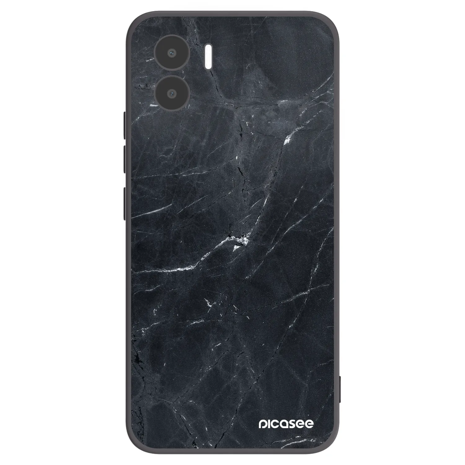 Picasee silikonski črni ovitek za Xiaomi Redmi A1 - Black marble