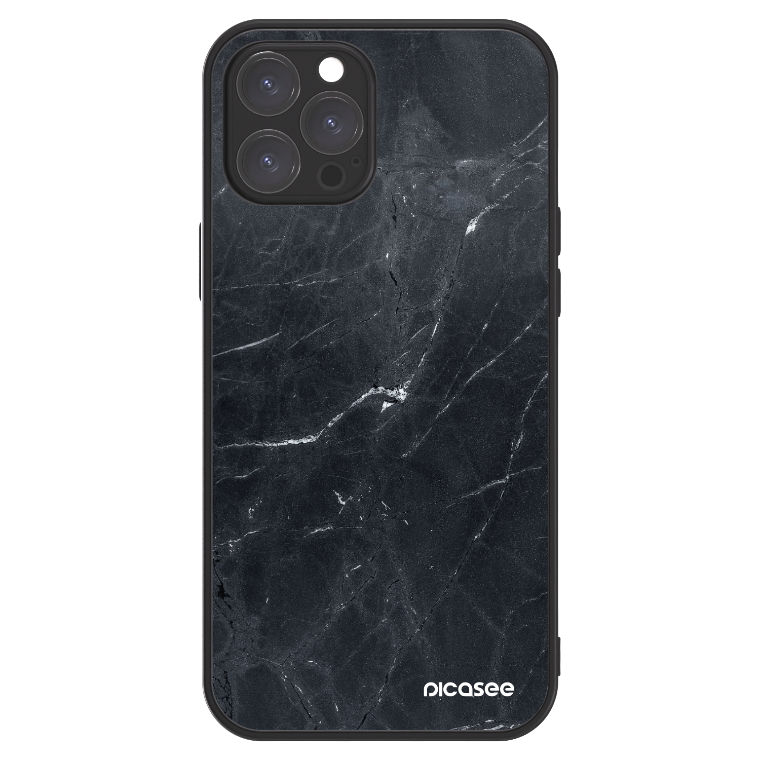 Picasee ULTIMATE CASE MagSafe za Apple iPhone 12 Pro Max - Black marble
