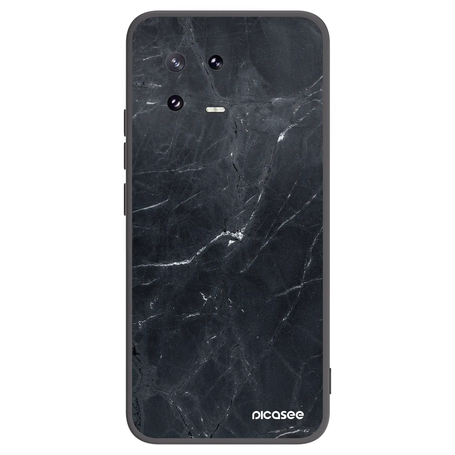 Picasee silikonski črni ovitek za Xiaomi 13 Pro - Black marble