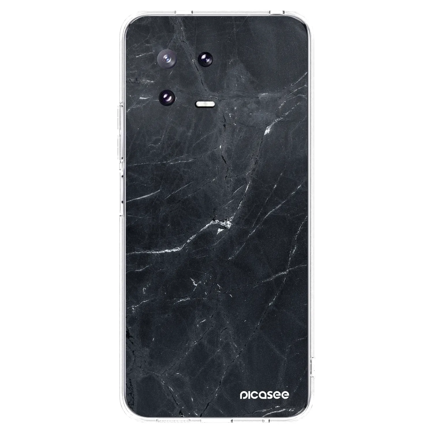 Picasee silikonski prozorni ovitek za Xiaomi 13 Pro - Black marble