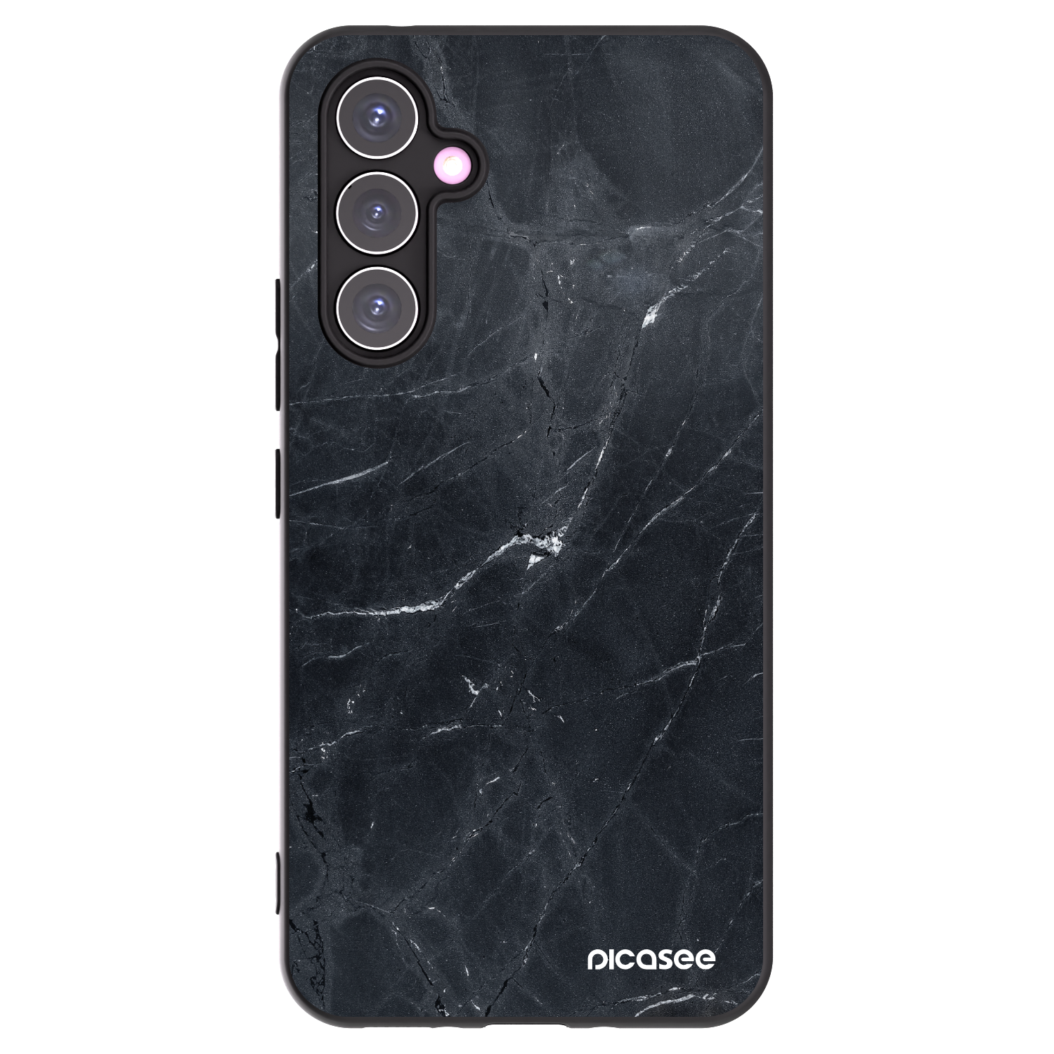 Picasee silikonski črni ovitek za Samsung Galaxy A54 5G A546B - Black marble