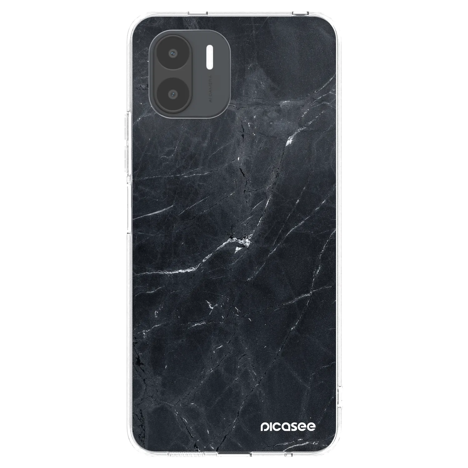 Picasee silikonski prozorni ovitek za Xiaomi Redmi A2 - Black marble