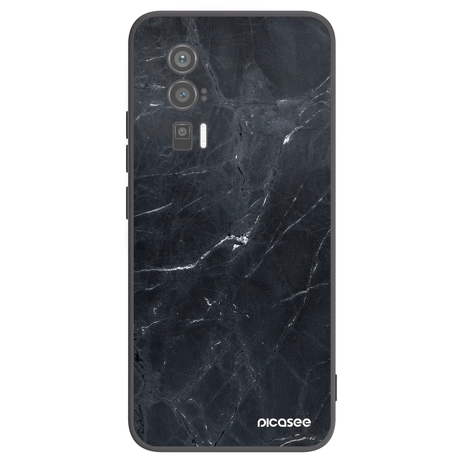 Picasee silikonski črni ovitek za Xiaomi Poco F5 Pro 5G - Black marble