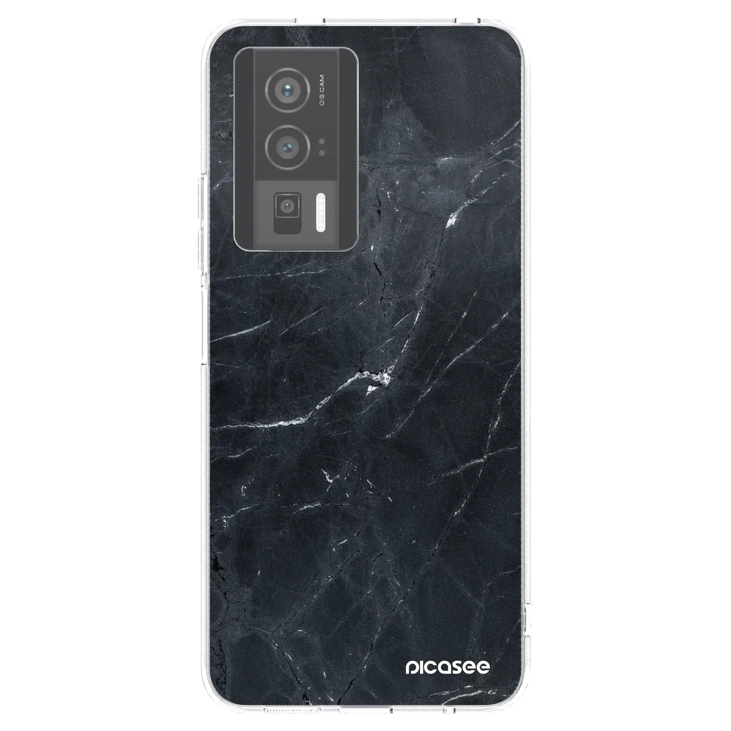 Picasee silikonski prozorni ovitek za Xiaomi Poco F5 Pro 5G - Black marble