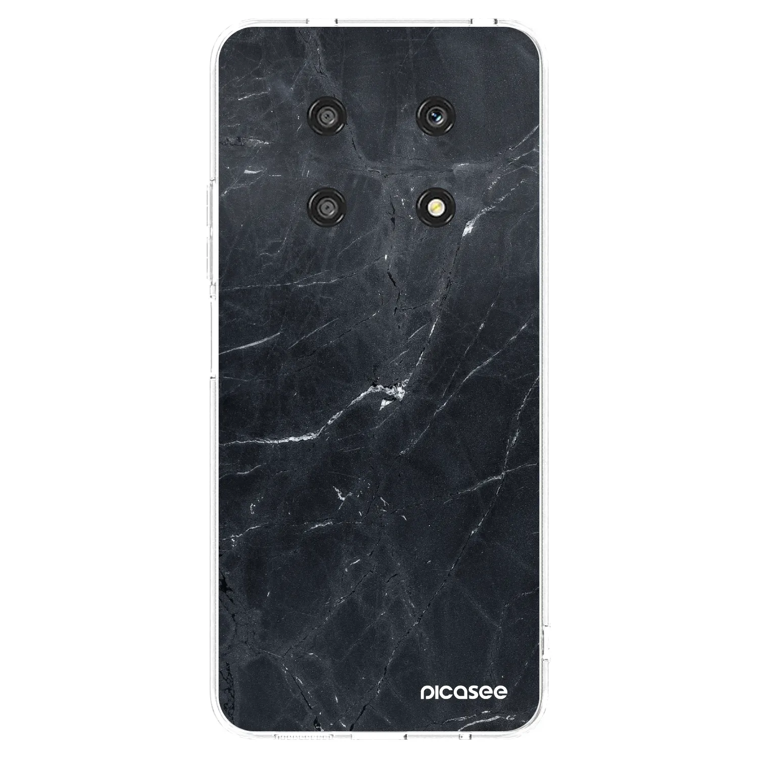Picasee silikonski prozorni ovitek za Honor Magic4 Lite 5G - Black marble