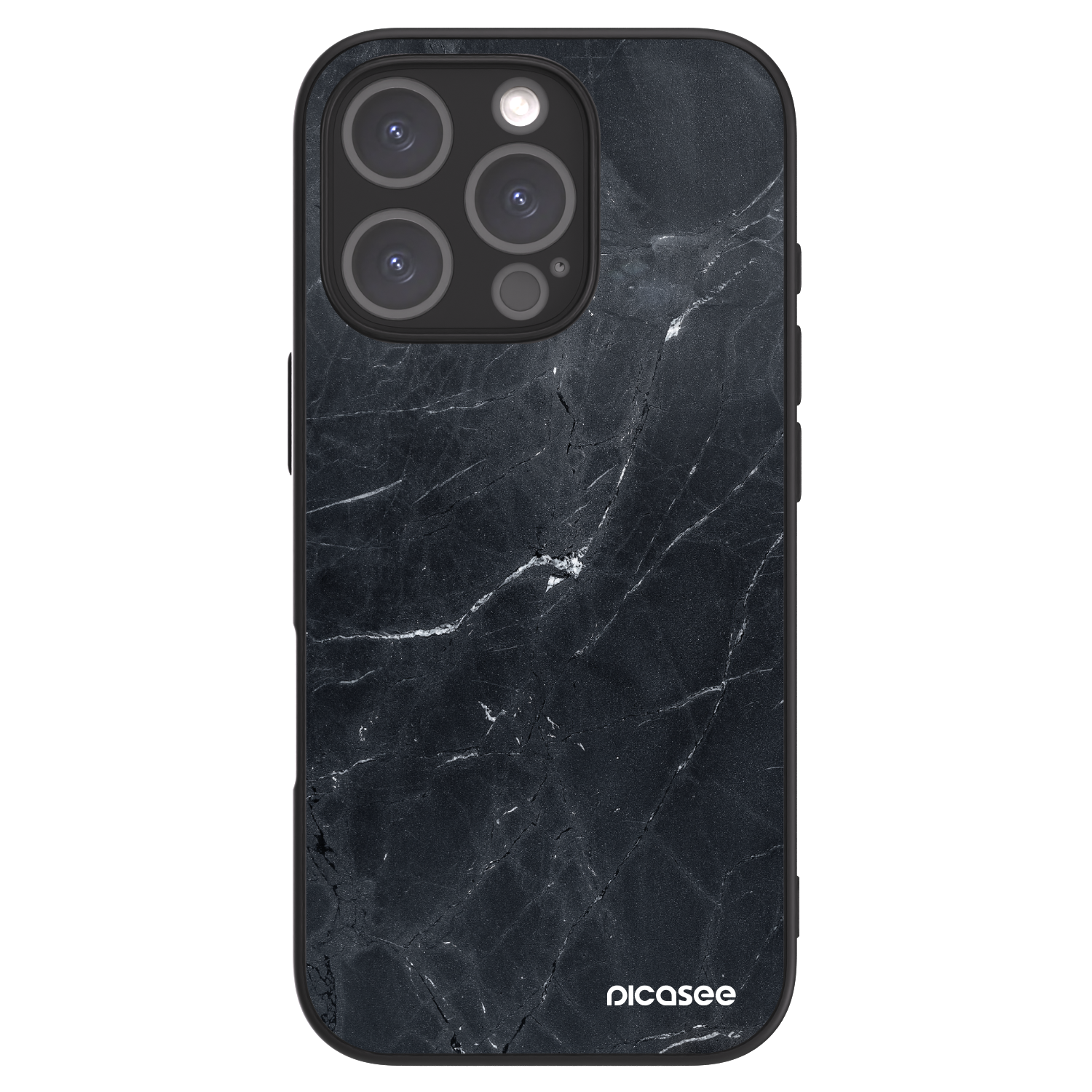 Picasee ULTIMATE CASE za Apple iPhone 16 Pro - Black marble