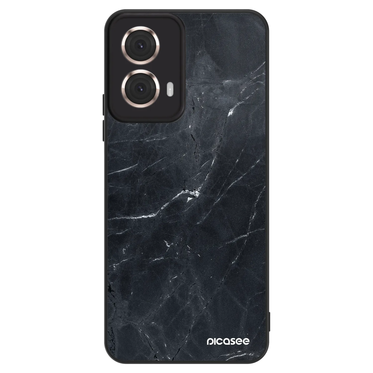 Picasee ULTIMATE CASE za Motorola Moto G85 - Black marble