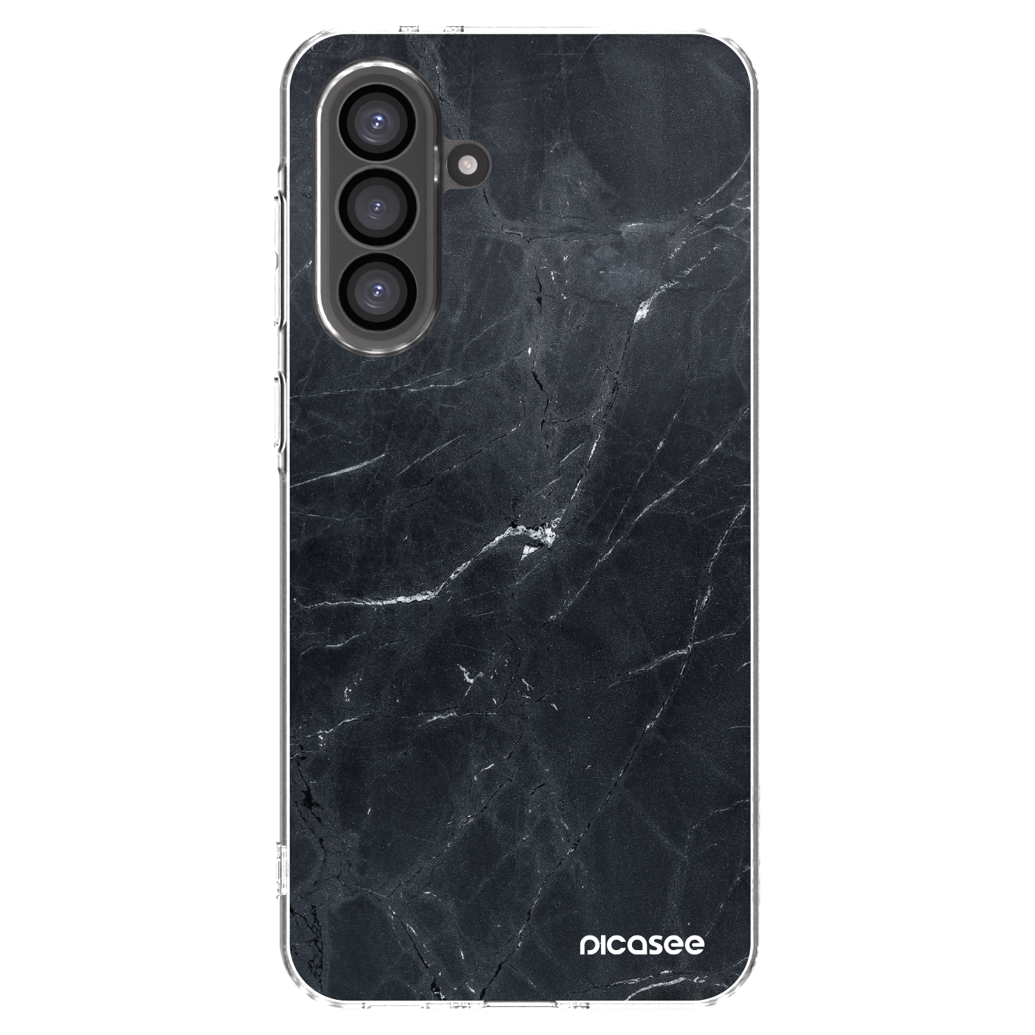 Picasee silikonski prozorni ovitek za Samsung Galaxy A36 5G - Black marble