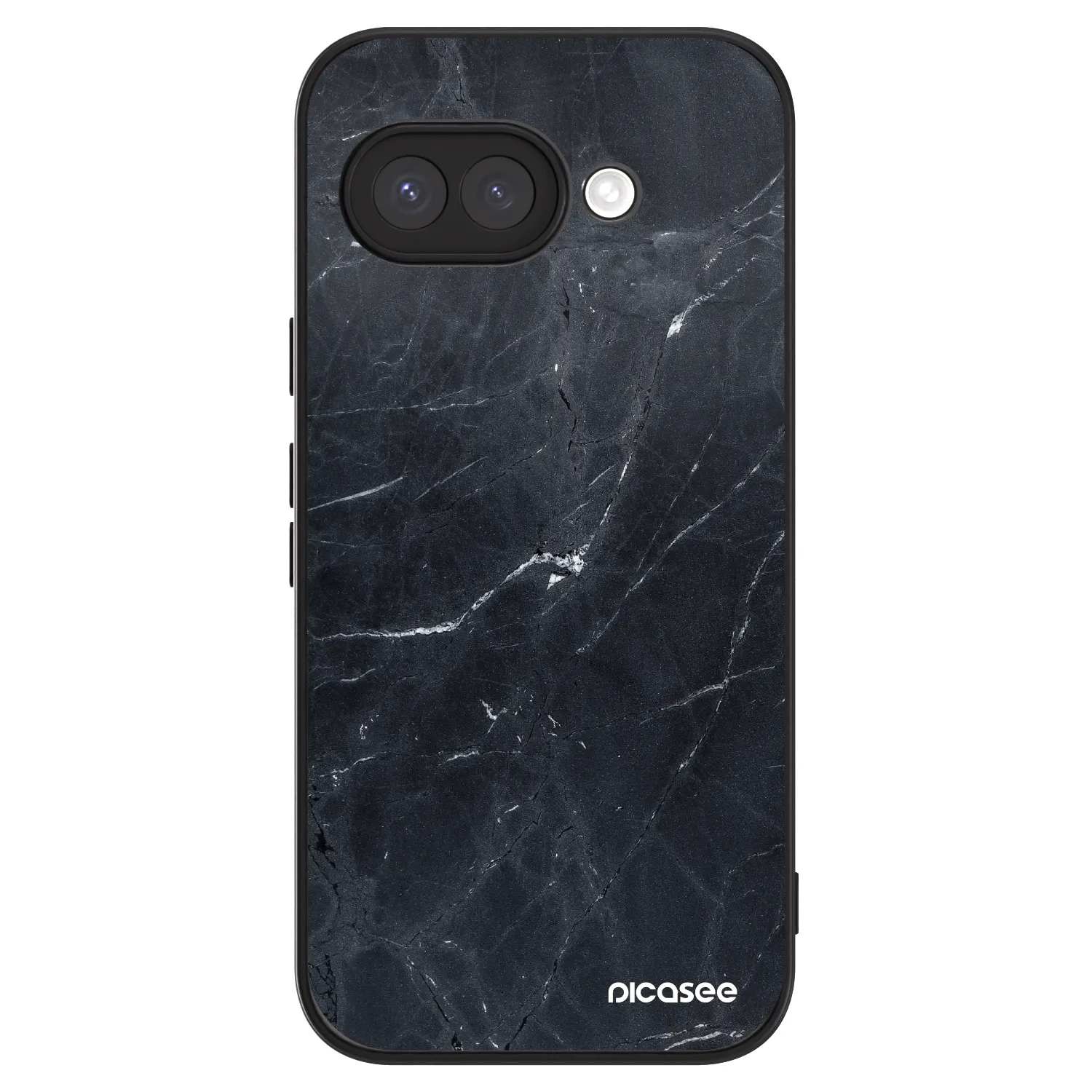 Picasee ULTIMATE CASE za Google Pixel 9a - Black marble