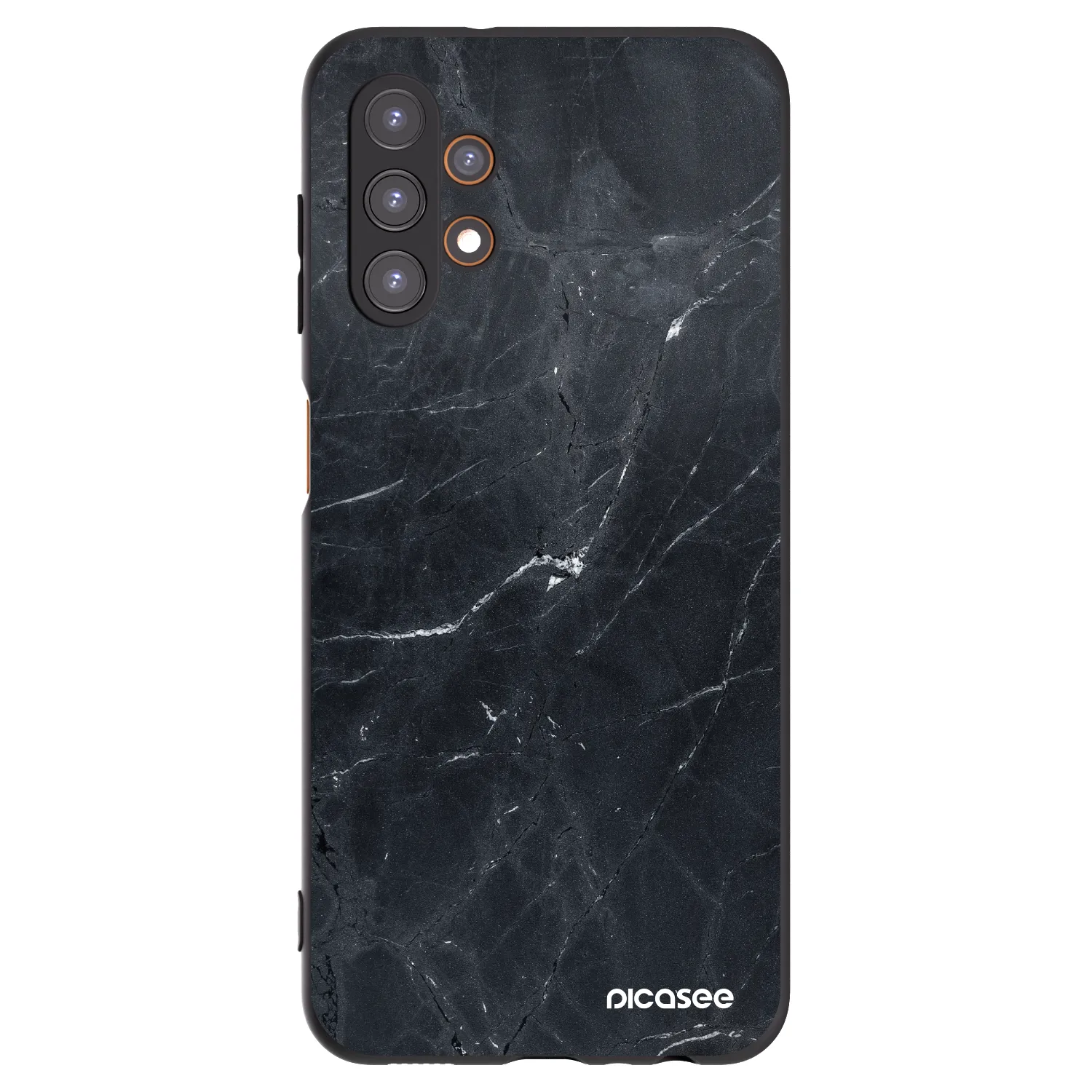 Picasee silikonski črni ovitek za Samsung Galaxy A13 5G - Black marble