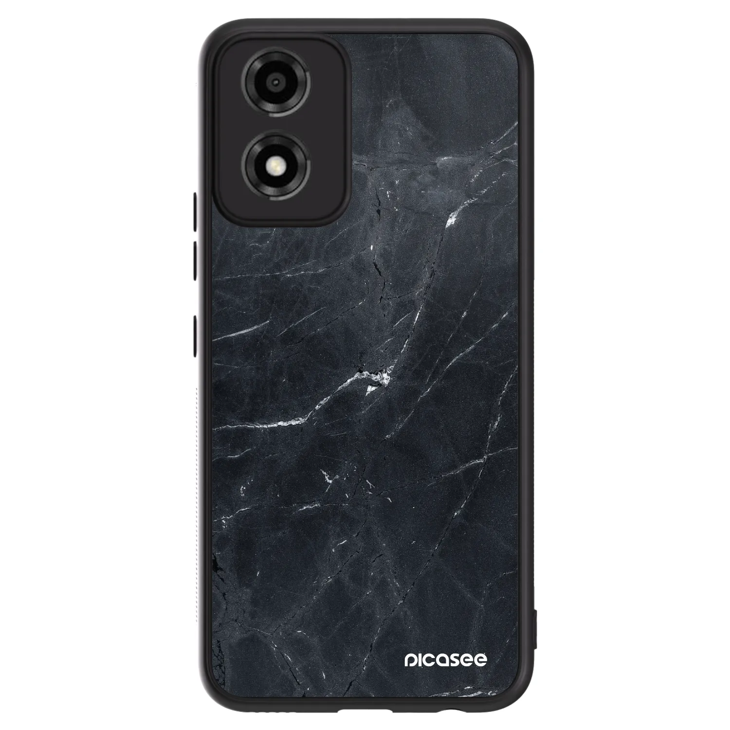 Picasee ULTIMATE CASE za Motorola Moto E14 - Black marble