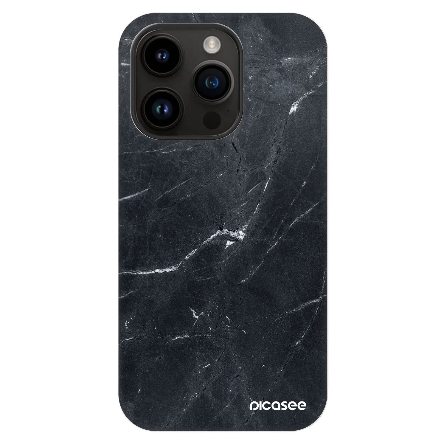 Picasee Fashion Case MagSafe za Apple iPhone 14 Pro - Black marble