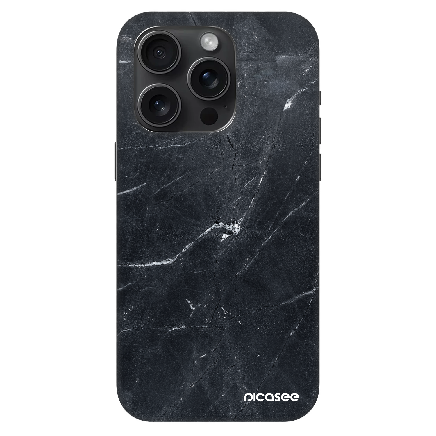 Picasee Fashion Case MagSafe za Apple iPhone 15 Pro - Black marble