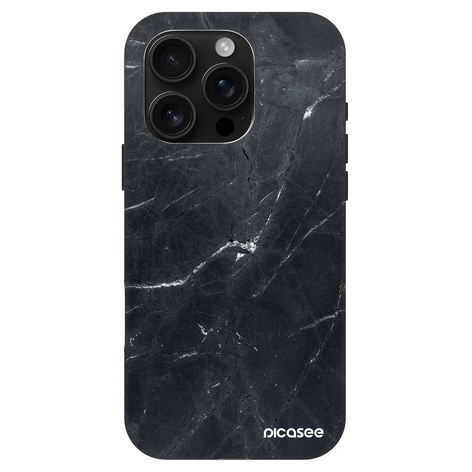 Picasee Fashion Case MagSafe za Apple iPhone 16 Pro - Black marble