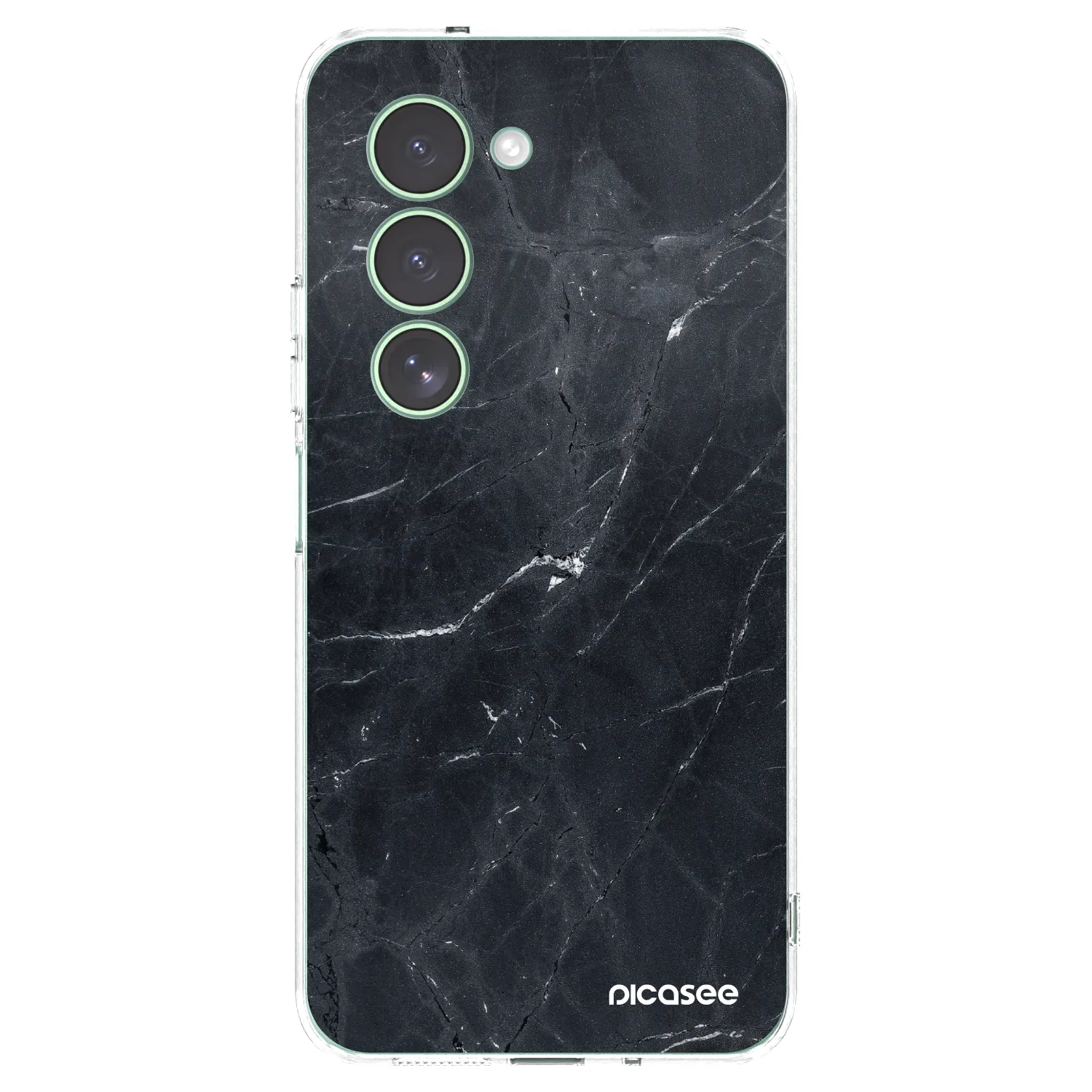 Picasee silikonski prozorni ovitek za Xiaomi Redmi 15 5G - Black marble