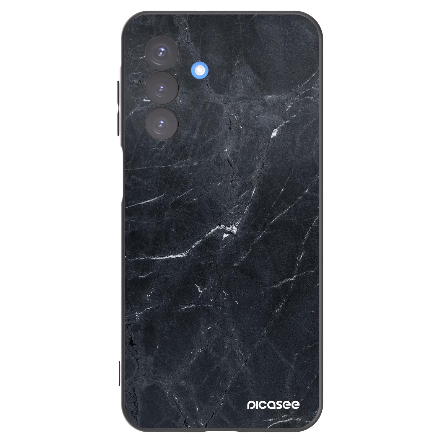 Picasee silikonski črni ovitek za Samsung Galaxy A17 5G - Black marble