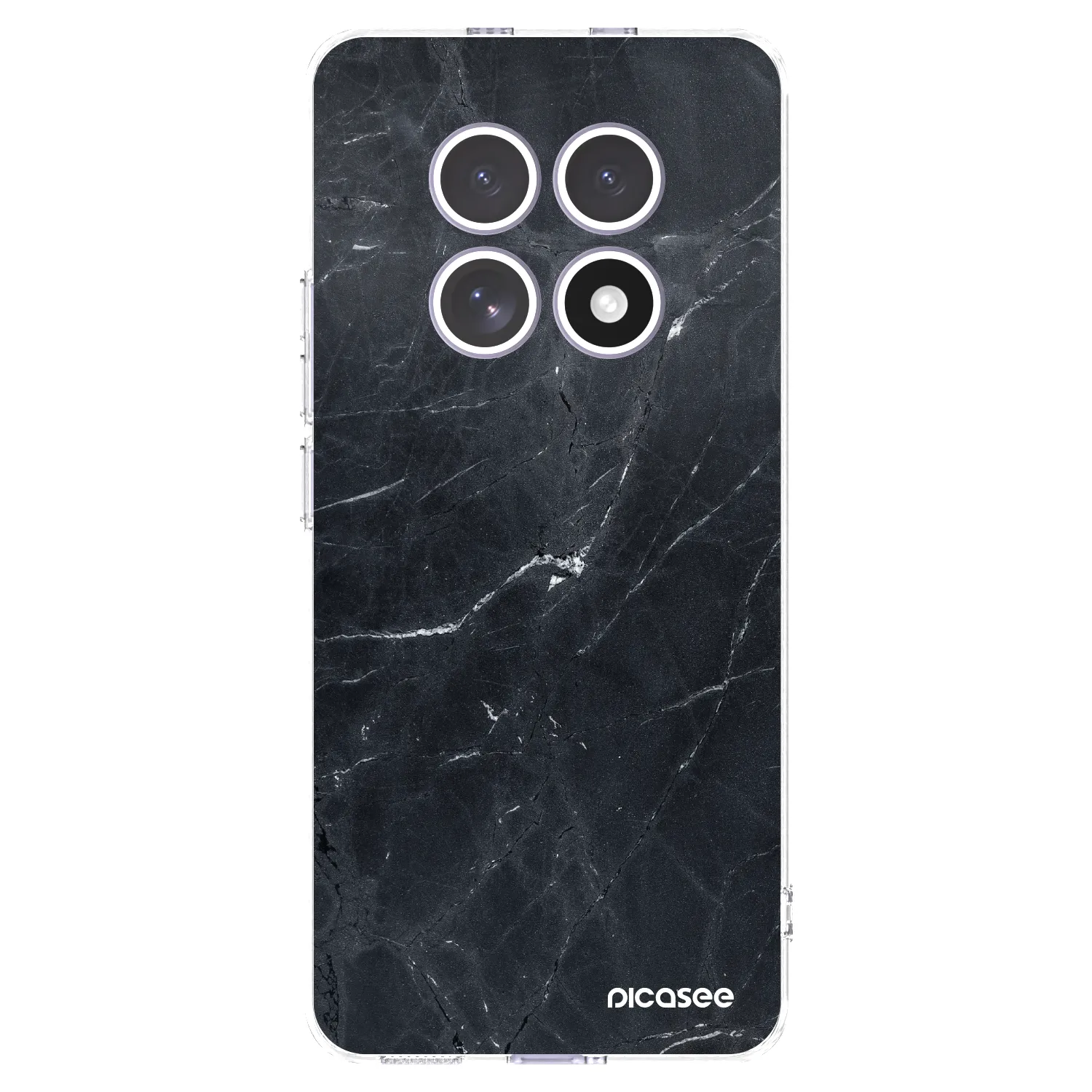 Picasee silikonski prozorni ovitek za Xiaomi Redmi Note 15 - Black marble