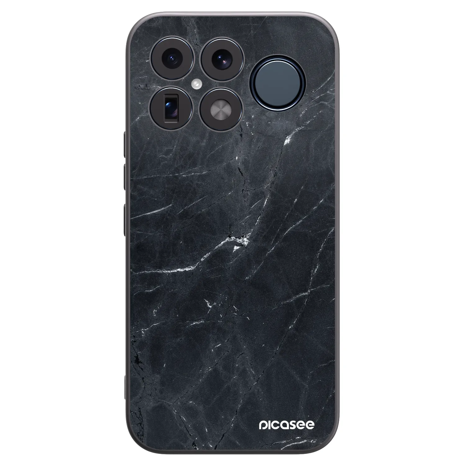 Picasee silikonski črni ovitek za Xiaomi Poco F8 Ultra - Black marble