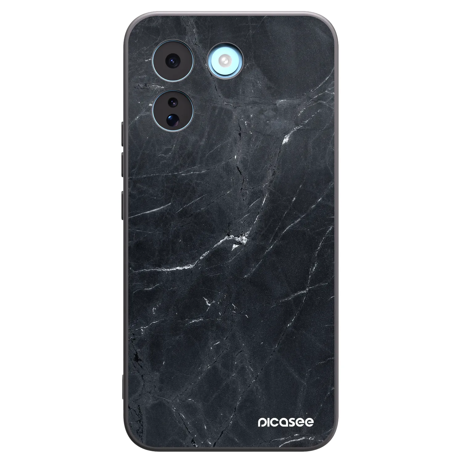 Picasee silikonski črni ovitek za Xiaomi Redmi Note 17 Pro MAX 5G - Black marble