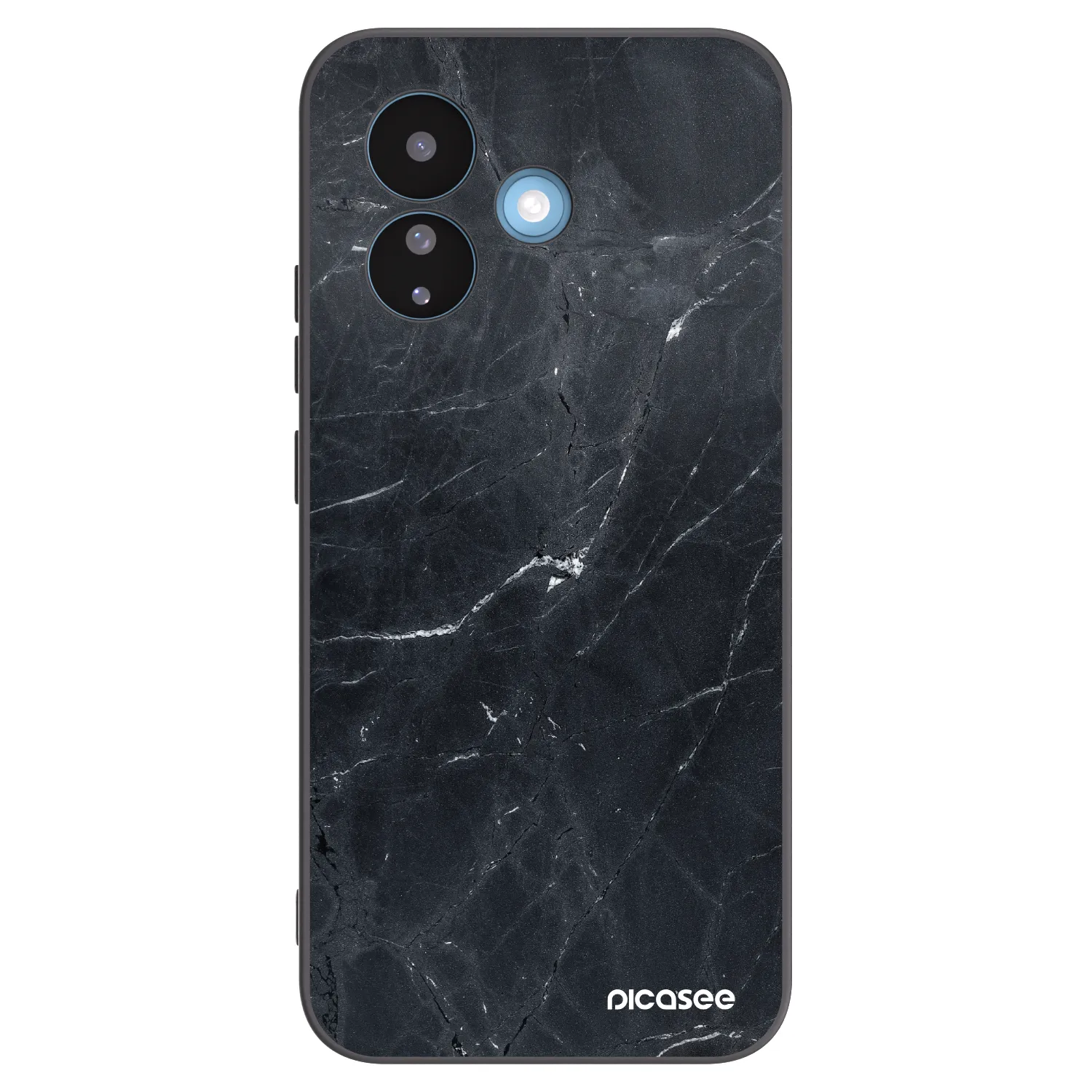 Picasee silikonski črni ovitek za Xiaomi Redmi Note 17 Pro 5G - Black marble