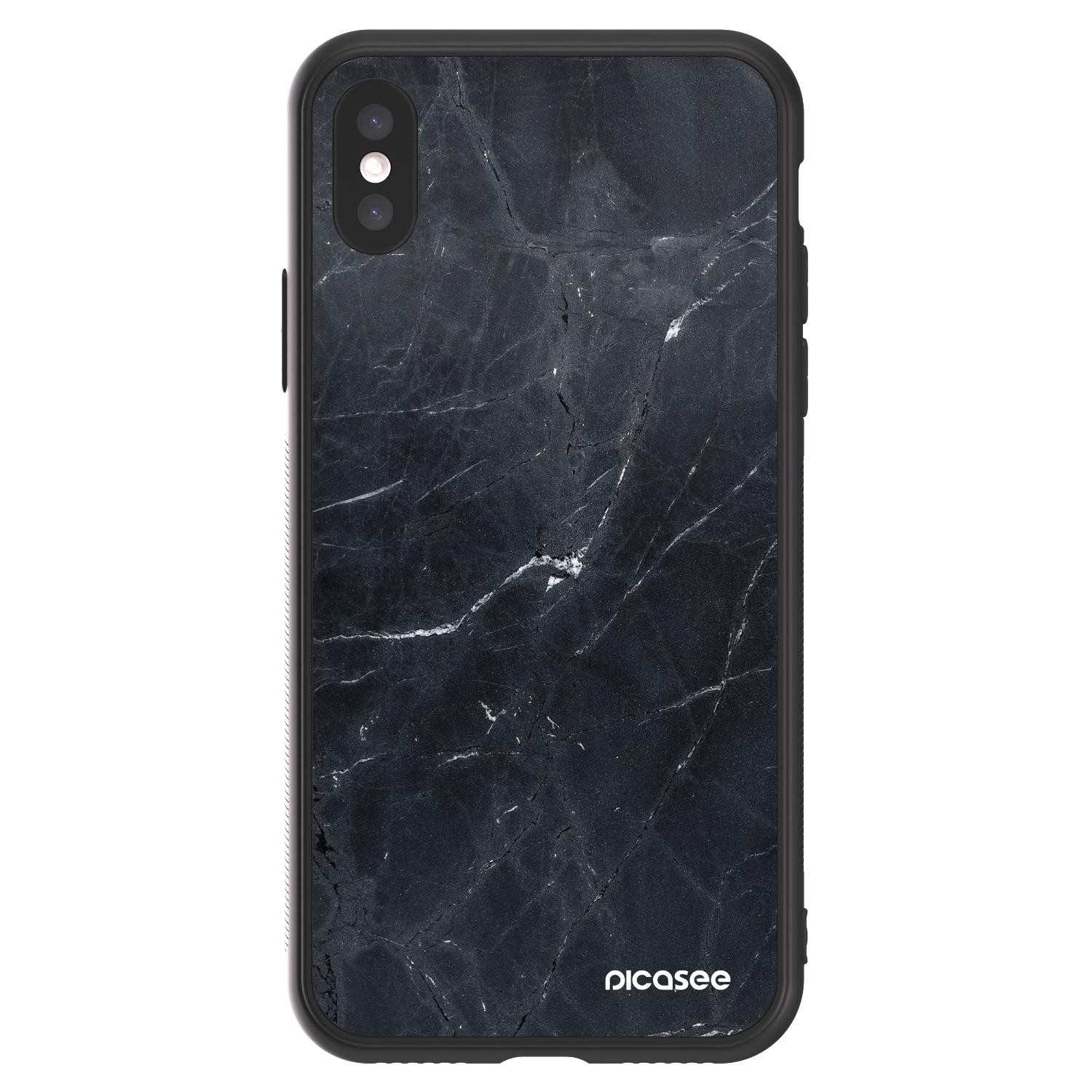 Picasee ULTIMATE CASE za Apple iPhone X/XS - Black marble