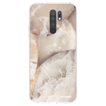 Picasee silikonski prozorni ovitek za Xiaomi Redmi 9 - Cream marble