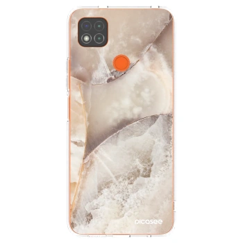 Picasee silikonski prozorni ovitek za Xiaomi Redmi 9C - Cream marble