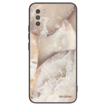 Picasee silikonski črni ovitek za Xiaomi Poco M3 - Cream marble
