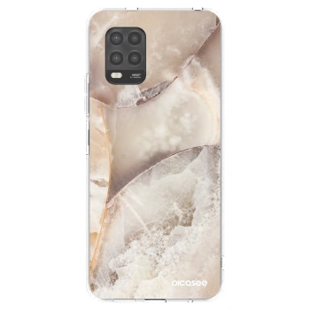 Picasee silikonski prozorni ovitek za Xiaomi Mi 10 Lite - Cream marble