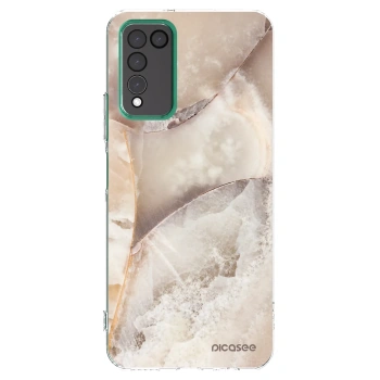 Picasee silikonski prozorni ovitek za Honor 10X Lite - Cream marble