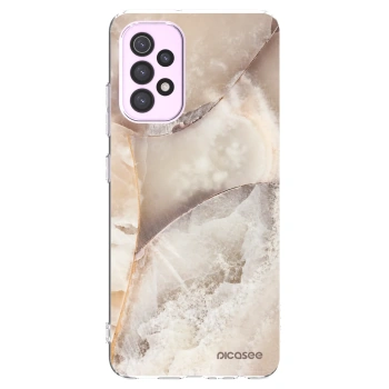 Picasee silikonski prozorni ovitek za Samsung Galaxy A32 5G A326B - Cream marble