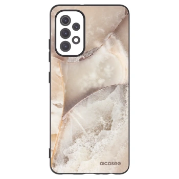 Picasee silikonski črni ovitek za Samsung Galaxy A32 5G A326B - Cream marble