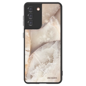 Picasee ULTIMATE CASE za Samsung Galaxy S21 5G G991B - Cream marble