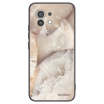 Picasee silikonski črni ovitek za Xiaomi Mi 11 - Cream marble