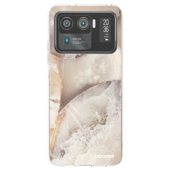 Picasee silikonski prozorni ovitek za Xiaomi Mi 11 Ultra - Cream marble