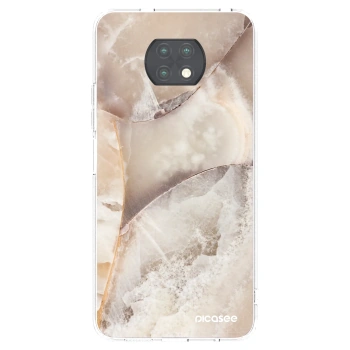 Picasee silikonski prozorni ovitek za Xiaomi Redmi Note 9T - Cream marble
