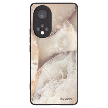 Picasee silikonski črni ovitek za Huawei Nova 9 - Cream marble
