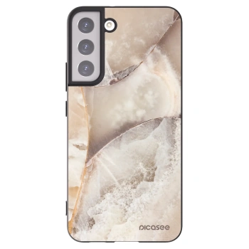 Picasee silikonski črni ovitek za Samsung Galaxy S22+ 5G - Cream marble