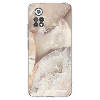 Picasee silikonski prozorni ovitek za Xiaomi Poco X4 Pro 5G - Cream marble