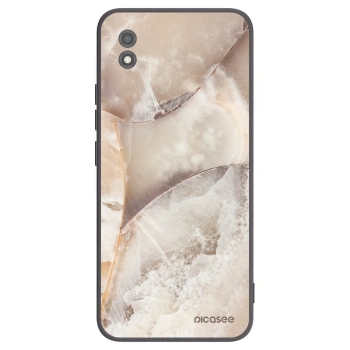 Picasee silikonski črni ovitek za Realme C11 (2021) - Cream marble