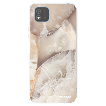 Picasee silikonski prozorni ovitek za Realme C11 (2021) - Cream marble