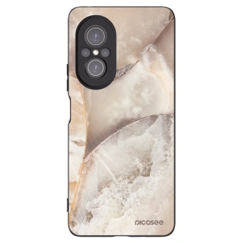 Picasee silikonski črni ovitek za Huawei Nova 9 SE - Cream marble